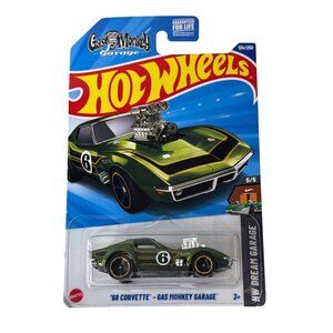 Hot Wheels 2024 '68 Corvette Gas Monkey Garage Dream Garage 5/5 Diecast Car